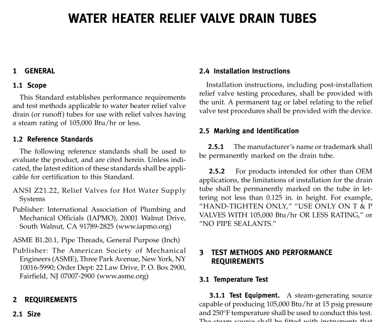ASME A112.4.1 pdf download