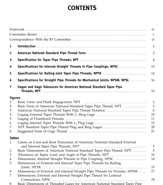 ASME B1.20.1 pdf download