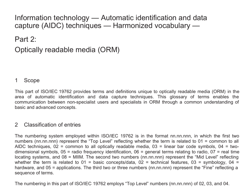 BS ISO IEC 19762-2 pdf download