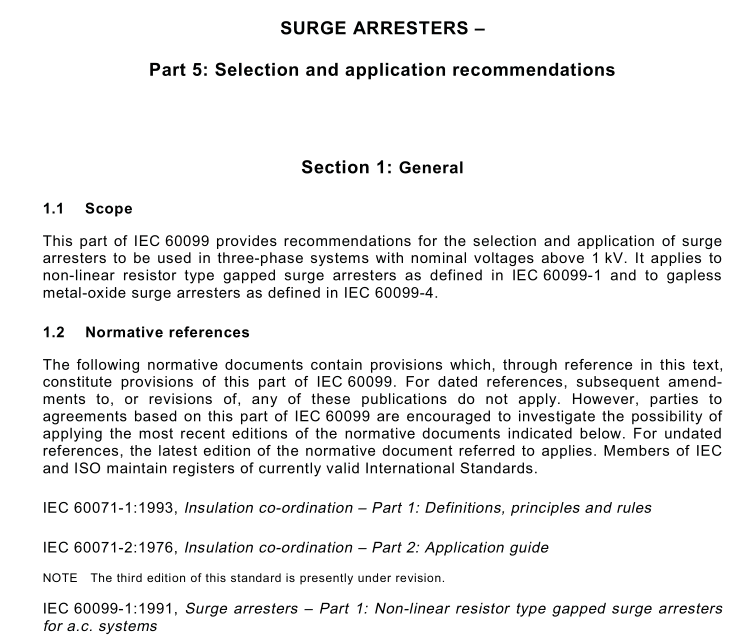 IEC 60099-5 pdf download