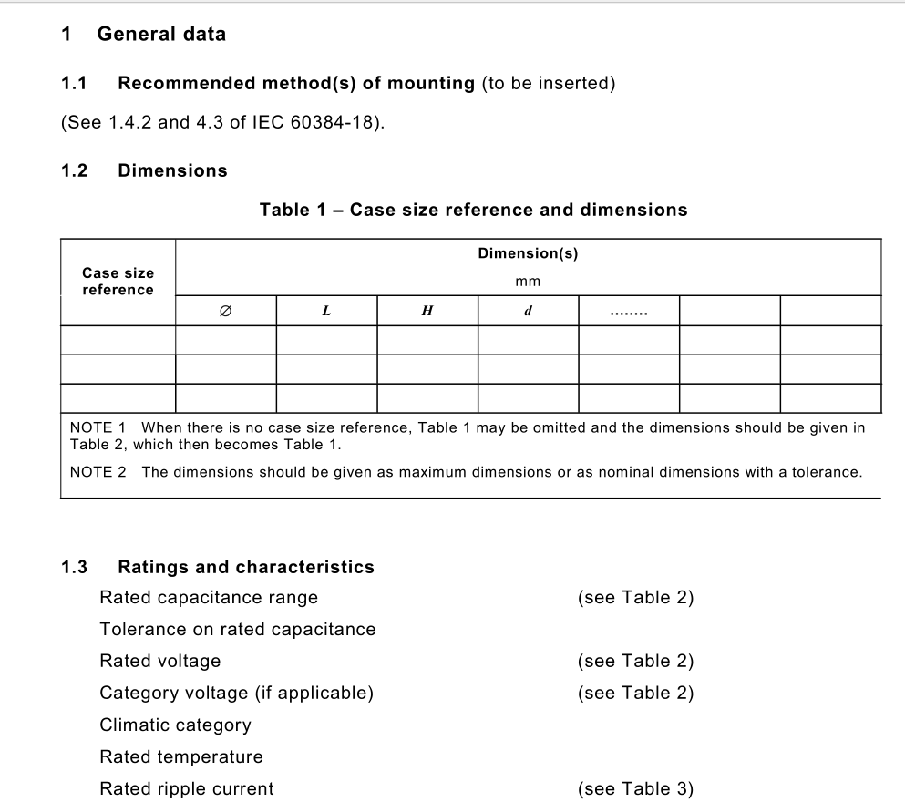 IEC 60384-18-1 pdf download